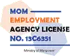 Ministry of Manpower Singapore License No. 13C6351