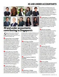 Singapore Business Review: 40 and under Accountants
